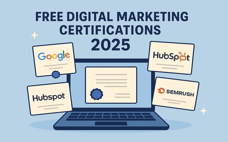 Free Digital Marketing Certifications – 2025