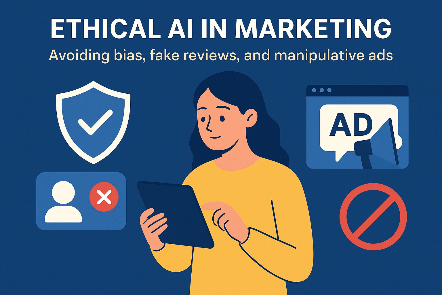 Ethical AI in marketing preventing bias, fake reviews, and manipulative ads