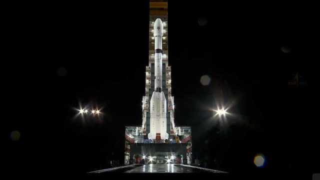 GSLV rocket launching NISAR Earth observation satellite built by NASA and ISRO