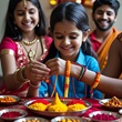 Sister tying rakhi to brother on Raksha Bandhan 2025