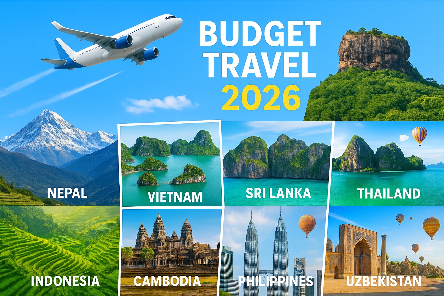 Top 10 cheapest countries to travel from India in 2026 with budget-friendly travel destinations for Indian tourists